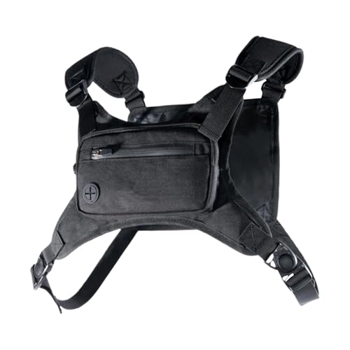 Laufsack -Brustbeutel - Kompaktes Männer -Front -Pack, Atmungsaktives Telefon Carry Weste | Langlebiger Tagesblock Für Motorradfahrten | Outdoor -Fitnessausrüstung F0R Jagd Trekking- von Generic