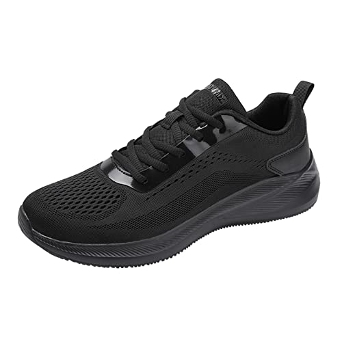 Laufschuhe Atmungsaktive Sportschuhe Sneaker Damen Herren einfarbig Mesh Schnür Freizeitschuhe Bequeme atmungsaktive Turnschuhe mit weicher Sohle Feine Schuhe Herren von Generic