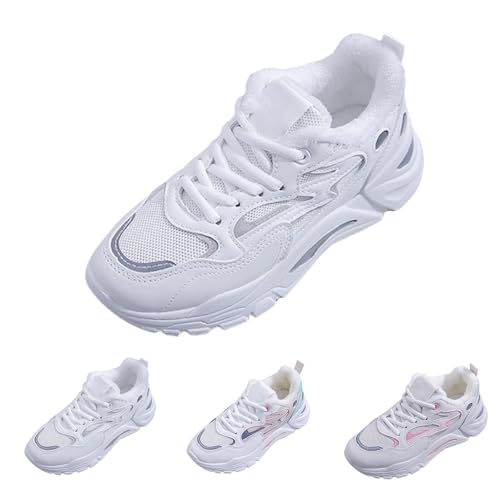 Laufschuhe Damen Warm Gefütterte Winterschuhe Leichte rutschfest Sportschuhe Winter Sneaker Atmungsaktives Joggingschuhe Straßenlaufschuhe Walkingschuhe Gym Fitness Running Turnschuhe von Generic