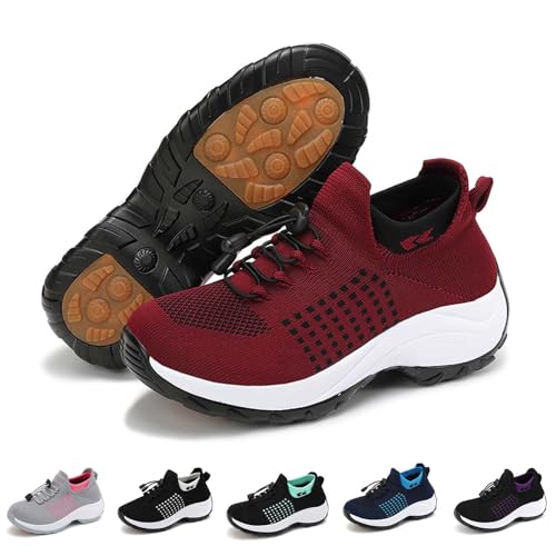 Laufschuhe Unisex Turnschuhe Sneaker Damen Sportschuhe Sneaker Atmungsaktives Joggingschuhe Leichte rutschfest Straßenlaufschuhe Walkingschuhe Gym Fitness von Generic
