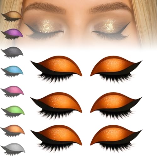 Lazy Eye Shadow Wimpernpflaster, 2025 neue Lidschatten-Wimpern-Make-up-Aufkleber, 2-in-1 wiederverwendbare Augen-Make-up-Aufkleber mit falschen Wimpern und Schatten, Make-up-Schablonen-Aufkleber for a Lazy Eye Shadow Wimpernpflaster, 2025 neue Lidschatten-Wimpern-Make-up-Aufkleber, 2-in-1 wiederverwendbare Augen-Make-up-Aufkleber mit falschen Wimpern und Schatten, Make-up-Schablonen-Aufkleber for a von Generic