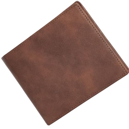 Leder Brieftasche Mit Zwei Klappfächern - Dünne Geldbörsen,Kartenetui Für Täglichen Einsatz Reisen Unternehmungen Geschäftstermine Einkäufe Leder Brieftasche Mit Zwei Klappfächern - Dünne Geldbörsen,Kartenetui Für Täglichen Einsatz Reisen Unternehmungen Geschäftstermine Einkäufe von Generic