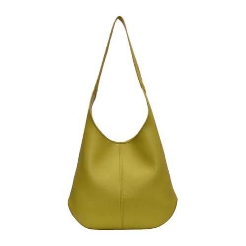 Leder Damen Umhängetasche Große Handtasche mit Clutch Halbmondtasche for Shopping und Alltag von Generic