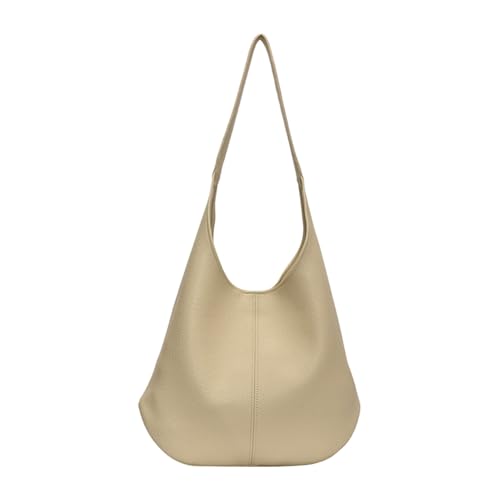 Leder Damen Umhängetasche Große Handtasche mit Clutch Halbmondtasche for Shopping und Alltag von Generic