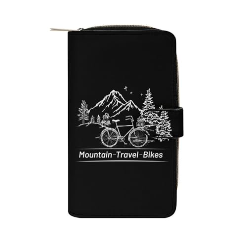 Leder Geldbörse Mountainbikes, Reiseräder, Radfahren Kleine Münzbörse Lustige Geldtasche Kreative Brieftasche Für Frauen, Mädchen, Tochter von Generic
