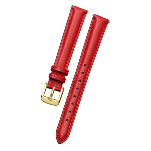 Leder Uhrenarmband 12mm 14mm 16mm 18mm Damen Ersatzband(2,13mm) von Generic