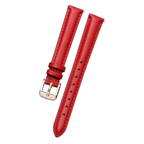 Leder Uhrenarmband 12mm 14mm 16mm 18mm Damen Ersatzband(3,19mm) von Generic