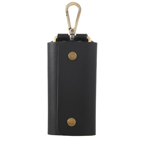 Lederschlüsselhalter - Lederschlüsselspeichertasche | Leder -Brieftaschen -Schlüsselbeutel | Kompakter Münzgrundstücksorganisator Mit Schlüsselbund | Retro Reißverschluss Brieftasche Für Frauen & Männ von Generic