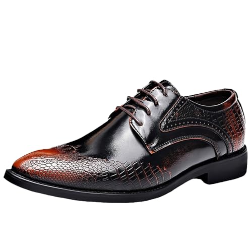 Lederschuhe Herren Braun Weite - Absatz Freizeitschuhe Leder Weit Gr 46 47 Businessschuhe Atmungsaktiv Schnürsenkel Anzugschuhe Weichen Sohlen rutschfest Formelle Schuhe Leicht Bequem Party Schuhe Lederschuhe Herren Braun Weite - Absatz Freizeitschuhe Leder Weit Gr 46 47 Businessschuhe Atmungsaktiv Schnürsenkel Anzugschuhe Weichen Sohlen rutschfest Formelle Schuhe Leicht Bequem Party Schuhe von Generic