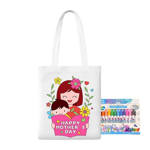 Leere Leinwandtaschen,Farbtaschen - Muttertag Bastelideen Mit Malstiften Für Kinder Ab 3 Jahren Indoor Und Outdoor Aktivitäten, Style 7, verwijzen naar de beschrijving Leere Leinwandtaschen,Farbtaschen - Muttertag Bastelideen Mit Malstiften Für Kinder Ab 3 Jahren Indoor Und Outdoor Aktivitäten, Style 7, verwijzen naar de beschrijving von Generic