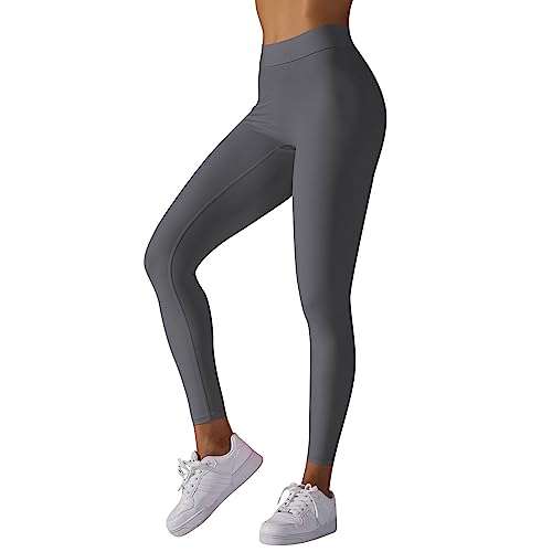 Leggings Damen High Waist Sportleggings Blickdicht Fitness Hosen Yoga Leggins mit Taschen von Generic