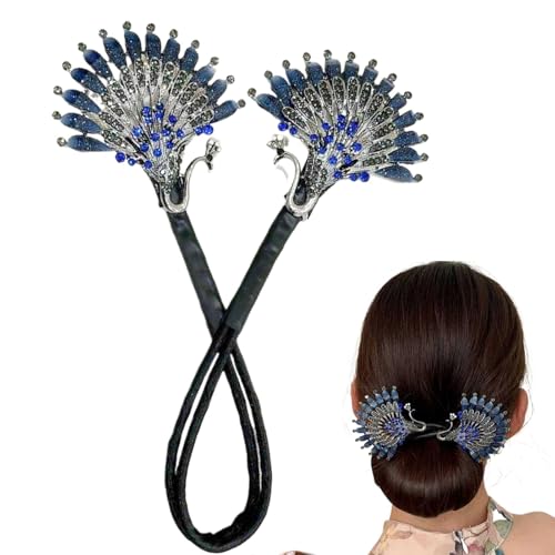 Legierung Haarbrötchen Shaper, Haarbrötchen Maker Twist - Fauler Haare Curler en Haarbrötchen Maker | Mutter Freundin Schmuck Damen Haarnadel Display Angel Wings für Dating, Reisen von Generic