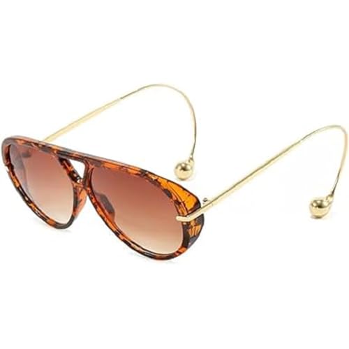 Leichte Damen Sonnenbrille im Oversized Pilot-Stil mit UV400 Schutz und multifunktionalem Design von Generic