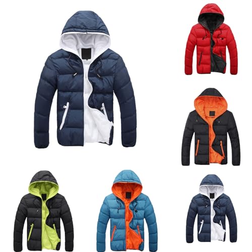 Leichte Daunenjacke Mit Kapuze Herren Daunenmantel Steppjacke Daunen Winterjacke Herren Leicht Männer Down Jacket Lightweight Daunenjacken Winterjacken Steppjacken Winter Sportliche Stylisch Herbst von Generic