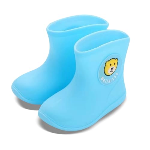 Leichte Gummistiefel Kinder, Kleinkind Mädchen Regenstiefel Für Jungen Und Mädchen Regenschuhe Federleicht Rutschfest Wasserdichte Gummischuhe von Generic