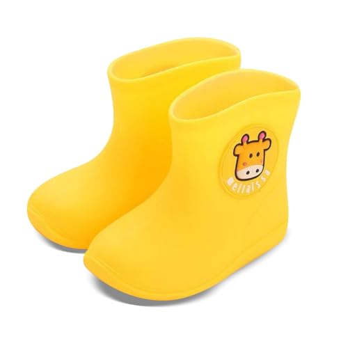 Leichte Gummistiefel Kinder, Kleinkind Mädchen Regenstiefel Für Jungen Und Mädchen Regenschuhe Federleicht Rutschfest Wasserdichte Gummischuhe von Generic