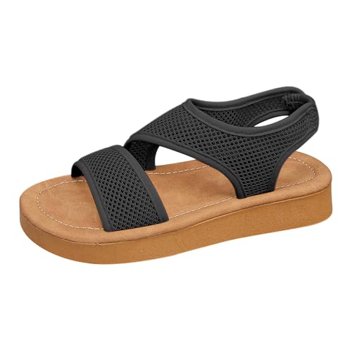 Leichte 𝐌uffin-Sandalen Damen Breit Barfuß Sandalen Ortopädicheschuhe Mit Fussbett Stabilität Sommerschuhe Dicke Sohle Knöchelriemen Plateausandalen Leichte 𝐌uffin-Sandalen Damen Breit Barfuß Sandalen Ortopädicheschuhe Mit Fussbett Stabilität Sommerschuhe Dicke Sohle Knöchelriemen Plateausandalen von Generic