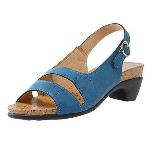 Leichte Wanderschuhe Damen Arbeitsschuhe Sandalen Keilabsatz Damen Sommer Schwarz Modische Abendschuhe Elegant Freizeitschuhe Open Toe Atmungsaktiv Abendschuhe Einfarbig Schnürschuhe Coole von Generic