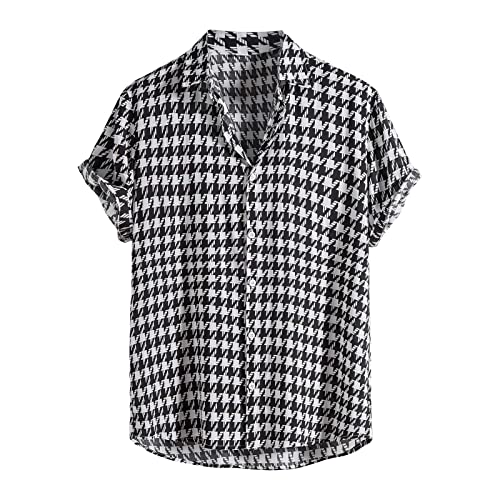 Leinenhemd Herren Hemden Kurzarm Freizeithemd Funky Hawaii Hemd Lässig Button Down Lässig Button Down Sommerhemde Locker Henley Shirt Strand Atmungsaktives Kurzarmhemd Männer Leinenhemd Herren Hemden Kurzarm Freizeithemd Funky Hawaii Hemd Lässig Button Down Lässig Button Down Sommerhemde Locker Henley Shirt Strand Atmungsaktives Kurzarmhemd Männer von Generic