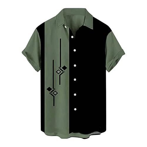 Leinenhemd Herren Hemden Kurzarm Freizeithemd Funky Hawaii Hemd Lässig Button Down Lässig Button Down Sommerhemde Locker Henley Shirt Strand Atmungsaktives Kurzarmhemd Männer Leinenhemd Herren Hemden Kurzarm Freizeithemd Funky Hawaii Hemd Lässig Button Down Lässig Button Down Sommerhemde Locker Henley Shirt Strand Atmungsaktives Kurzarmhemd Männer von Generic
