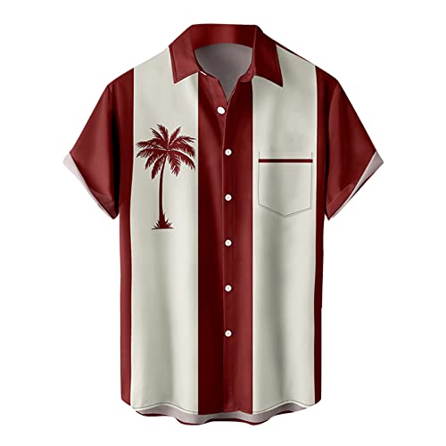 Leinenhemd Herren Hemden Kurzarm Freizeithemd Funky Hawaii Hemd Lässig Button Down Lässig Button Down Sommerhemde Locker Henley Shirt Strand Atmungsaktives Kurzarmhemd Männer Leinenhemd Herren Hemden Kurzarm Freizeithemd Funky Hawaii Hemd Lässig Button Down Lässig Button Down Sommerhemde Locker Henley Shirt Strand Atmungsaktives Kurzarmhemd Männer von Generic