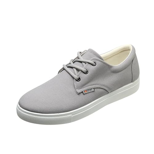 Leinenschuhe Herren Lässige | Segeltuchschuhe Herren Slipper Joggingschuhe Vielseitiger Wanderschuhe Runde Zehe Walkingschuhe Modern Halbschuhe rutschfeste Outdoorschuhe Klassische Sportschuhes von Generic