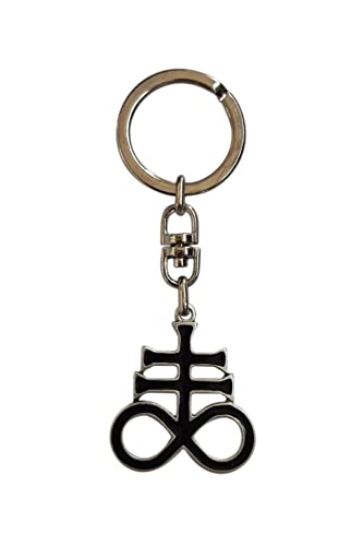 Leviathan Kreuz Schlüsselanhänger - Anhänger Talisman Schutz keyring Versilbertes Metall - Handgefertigtes Juwel - Cross H 3.5 cm Leviathan Kreuz Schlüsselanhänger - Anhänger Talisman Schutz keyring Versilbertes Metall - Handgefertigtes Juwel - Cross H 3.5 cm von lazzaro italy