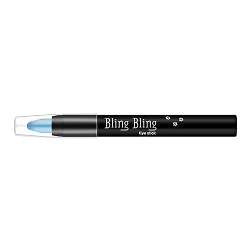 Lidschatten-Flash-Stick 2024 Neuer Flash-Lidschatten-Stift Augen-Make-up-Farbe Perlglanzstift Rotierender Lidschatten-Stift Schlafender Seidenraupen-Stift -Make-up LHy448 (K, 11.8x2cm) von Generic
