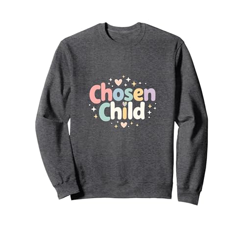 Lieblings-Kinder-Sweatshirt von der Tochter Sweatshirt, Unisex für Erwachsene, Anthrazit Meliert, XXL von Generic