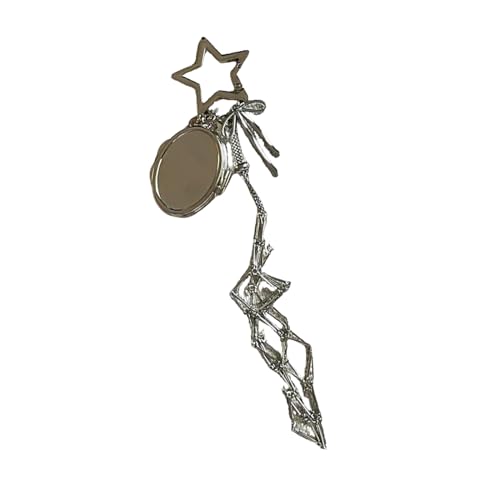 Lip Balm Holder Schlüsselbund - Multifunktionaler Organizer Mobile Gloss Storage Hülle mit Spiegel elegantes Design tragbares Zubehör Geschenkfreundliche Modezubehör | Pendelverkehrs -Dating -Rucksack von Generic