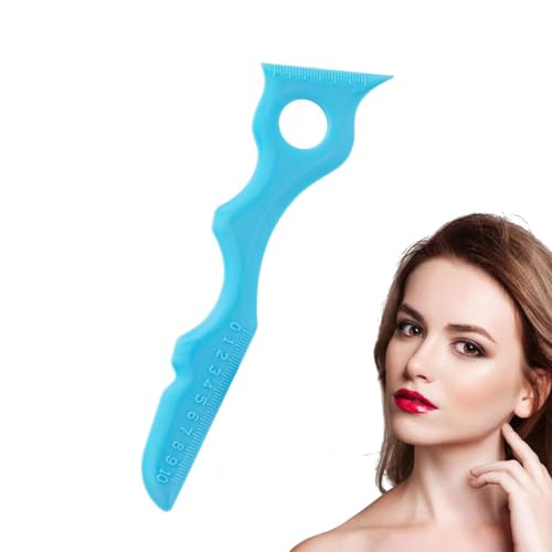 Lippenmake -up -Schablone, Silikon -Make -up -Schablone - Lip Eyebrow -Vorlagen für Anfängerinnen - Multifunktionales Mascara Shield Pad Silicon Lidschatten -Shaper -Werkzeug für das tägliche Leben von Generic