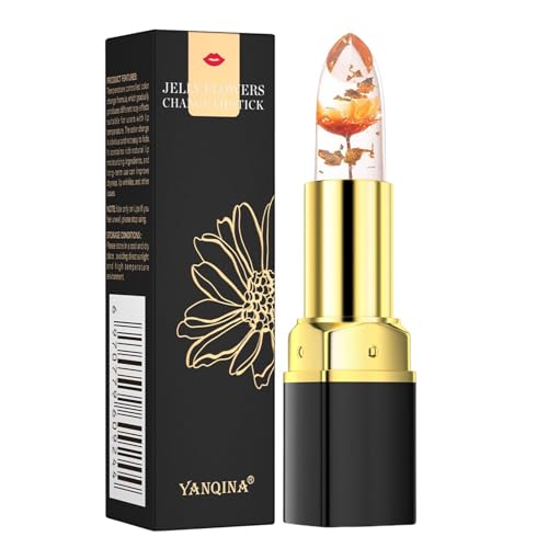 Lippenpflege, Kristallblumen-Gelee-Lippenstift, Farbwechsel, magische Make-up-Kosmetik für Frauen, Blumen-Gelee- Lippenstift | Lippenstift | Wasserfester, langanhaltender, pflegender Lippenbalsam, von Generic