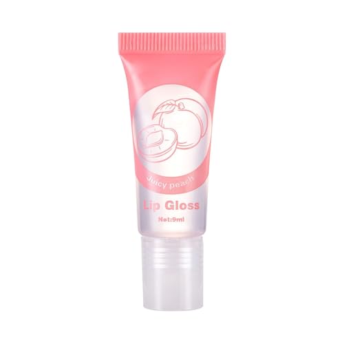 Lippenpflege Bio Fruit Flavored Lip Gloss Set Long Lasting Moisturizing Nourishing Tinted Lip Oil Soft Smooth Hydrating Lipstick Lip Gloss Lip For Dry Lips Tinted Lippenpflege Mit Farbe (A, A) von Generic