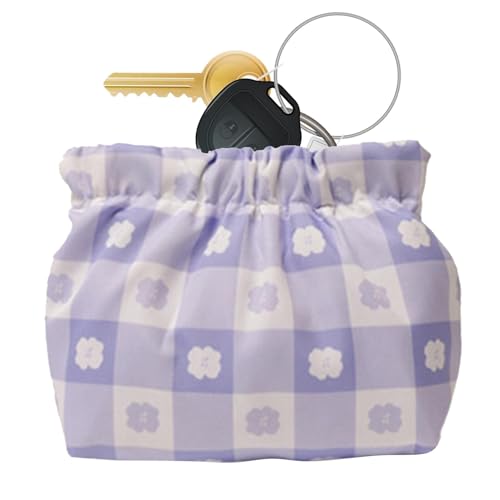 Lippenstift-Organizer, Lippenstift-Tasche für Tasche | Schminktasche mit Blumenmuster - Kleine Kosmetiktaschen, Kulturbeutel für Handtasche, wasserdicht, elastisches Design für Reisen,, H, von Generic