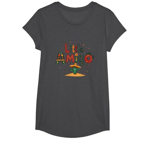 Little Amigo Mexikanischer Junge Festlicher Südwesten Kaktus Fiesta T-Shirt, Girls, Anthrazit Meliert, L Little Amigo Mexikanischer Junge Festlicher Südwesten Kaktus Fiesta T-Shirt, Girls, Anthrazit Meliert, L von Generic