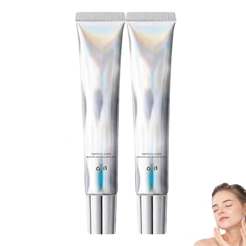 Long-Lasting Hydrating Waterproof Makeup Cream, Brightens Skin Tone, Moisturizes And Is Light, Long-Lasting Moisturizing (2pcs) von Generic