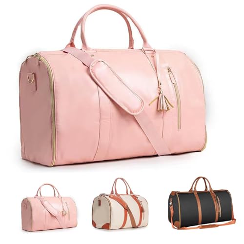 Lucshy Travel Bag, Travelher Foldable Clothing Bag, Versatile Travelher Foldable Clothing Bag (Pink) von Generic