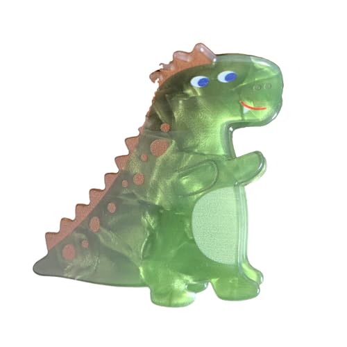 Lustige Dinosaurier Haarklammer - Nonslip Acryl Headdress Styling Tool für Mädchen und Frauen, starke Halt Haar Accessoires für den Alltag, kreative Cartoon-Dinosaurier-Haarspange, geeigneT von Generic