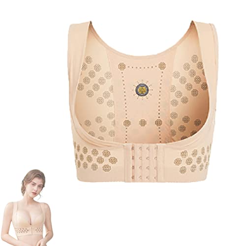 Lymphvity Detoxification and Shaping & Powerful Breast Supporter Bra, Powerful Lifting Bra (Beige, L) von Generic