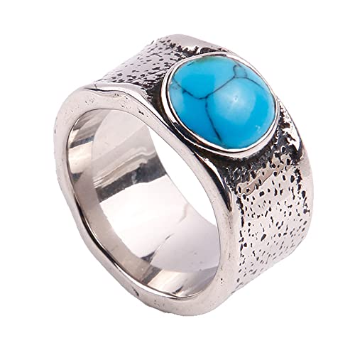 M盲nner Frauen Edelstein Ringe Edelstahl Pers枚nlichkeit Schmuck Jahrestag von Generic