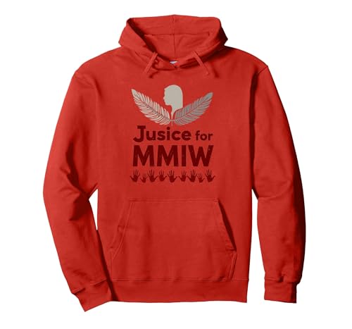 MMIW Justiz für vermisste und ermordete Indigene Frauen Pullover Hoodie, Unisex für Erwachsene, Rot, XXL von Generic