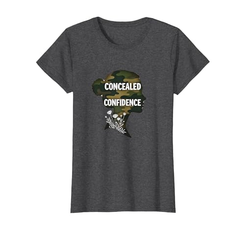 Mädchen-Camo: Verdeckte Selbstbewusstseinsermächtigung T-Shirt, Damen, Anthrazit Meliert, XS Mädchen-Camo: Verdeckte Selbstbewusstseinsermächtigung T-Shirt, Damen, Anthrazit Meliert, XS von Generic