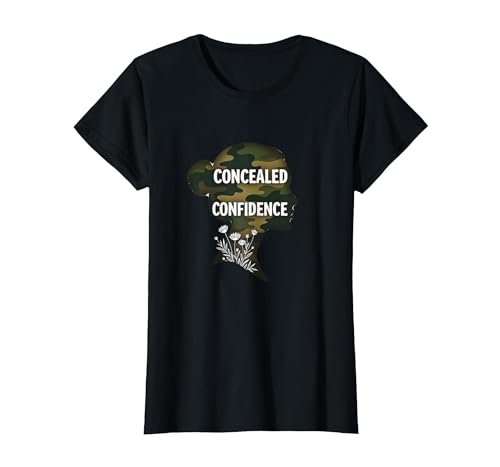 Mädchen-Camo: Verdeckte Selbstbewusstseinsermächtigung T-Shirt, Damen, Schwarz, XS Mädchen-Camo: Verdeckte Selbstbewusstseinsermächtigung T-Shirt, Damen, Schwarz, XS von Generic