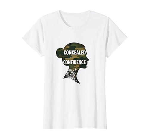 Mädchen-Camo: Verdeckte Selbstbewusstseinsermächtigung T-Shirt, Damen, Weiß, XS Mädchen-Camo: Verdeckte Selbstbewusstseinsermächtigung T-Shirt, Damen, Weiß, XS von Generic