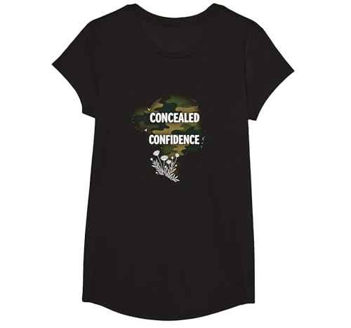 Mädchen-Camo: Verdeckte Selbstbewusstseinsermächtigung T-Shirt, Girls, Schwarz, XS Mädchen-Camo: Verdeckte Selbstbewusstseinsermächtigung T-Shirt, Girls, Schwarz, XS von Generic