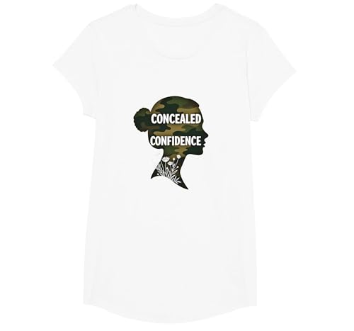 Mädchen-Camo: Verdeckte Selbstbewusstseinsermächtigung T-Shirt, Girls, Weiß, XS Mädchen-Camo: Verdeckte Selbstbewusstseinsermächtigung T-Shirt, Girls, Weiß, XS von Generic