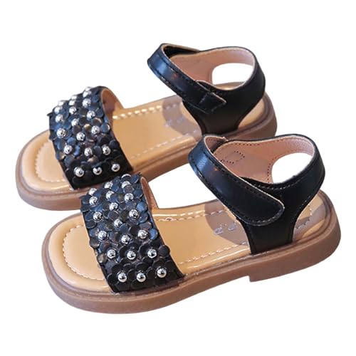 Mädchen Einzelschuhe Kinder Casual Kinderschuhe Open Toe Ankle Strap Pu-Prinzessin Schuhe Sandalen Hohl Aus Flip Flops Weichen Sohlen Prinzessin von Generic
