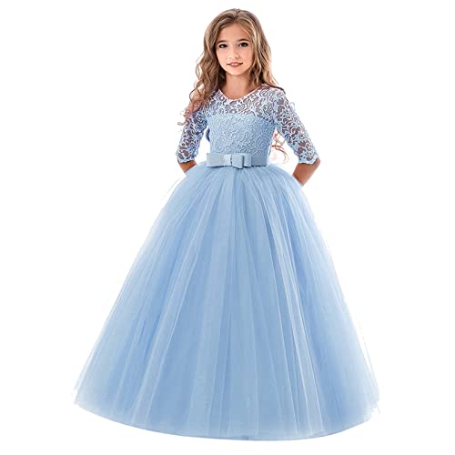 Mädchen Festzug Ballkleider Kinder Bestickt Brautkleid Schönheit von Generic