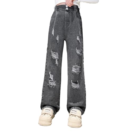 Mädchen Jeans Stretch Hose Jeanshosen High Waist Hose Mit Weitem Bein Lange Schlaghose Denim Y2k Baggy Jeans Teenager Hosen Mädchen Jeanshosen Für Mädchen Mädchen Jeans Stretch Hose Jeanshosen High Waist Hose Mit Weitem Bein Lange Schlaghose Denim Y2k Baggy Jeans Teenager Hosen Mädchen Jeanshosen Für Mädchen von Generic