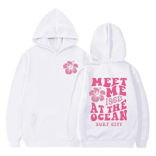 Mädchen Kapuzenpullover Langarm Weiches Sweatshirt Grafik Hoody Kinder Niedliche Pullover Top Kleidung Für Mädchen Hoodies (Y-10-weiß, 11-12 Years) von Generic